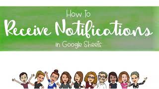 Notifications in Google Sheets