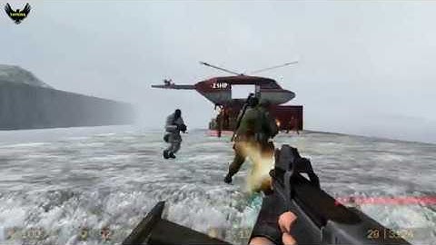 CRAZY! ZOMBIE ESCAPE MOD ON COUNTER-STRIKE: SOURCE, MAP: ZE_ICECAP, CSS