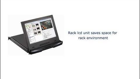 1U 17" Widescreen 1080p High Resolution 1920 x 1080 Rackmount LCD Monitor with HDMI, DVI-D and VGA