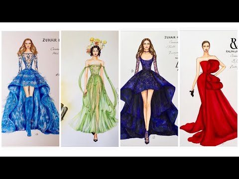 Video FASHION ILLUSTRATION/Thiết Kế Thời Trang/Bản Thiết Kế... - youtube