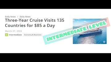 Daily News material INTERMEDIATE Level (Engoo)