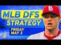 Mlb dfs today draftkings  fanduel mlb dfs strategy friday 5324