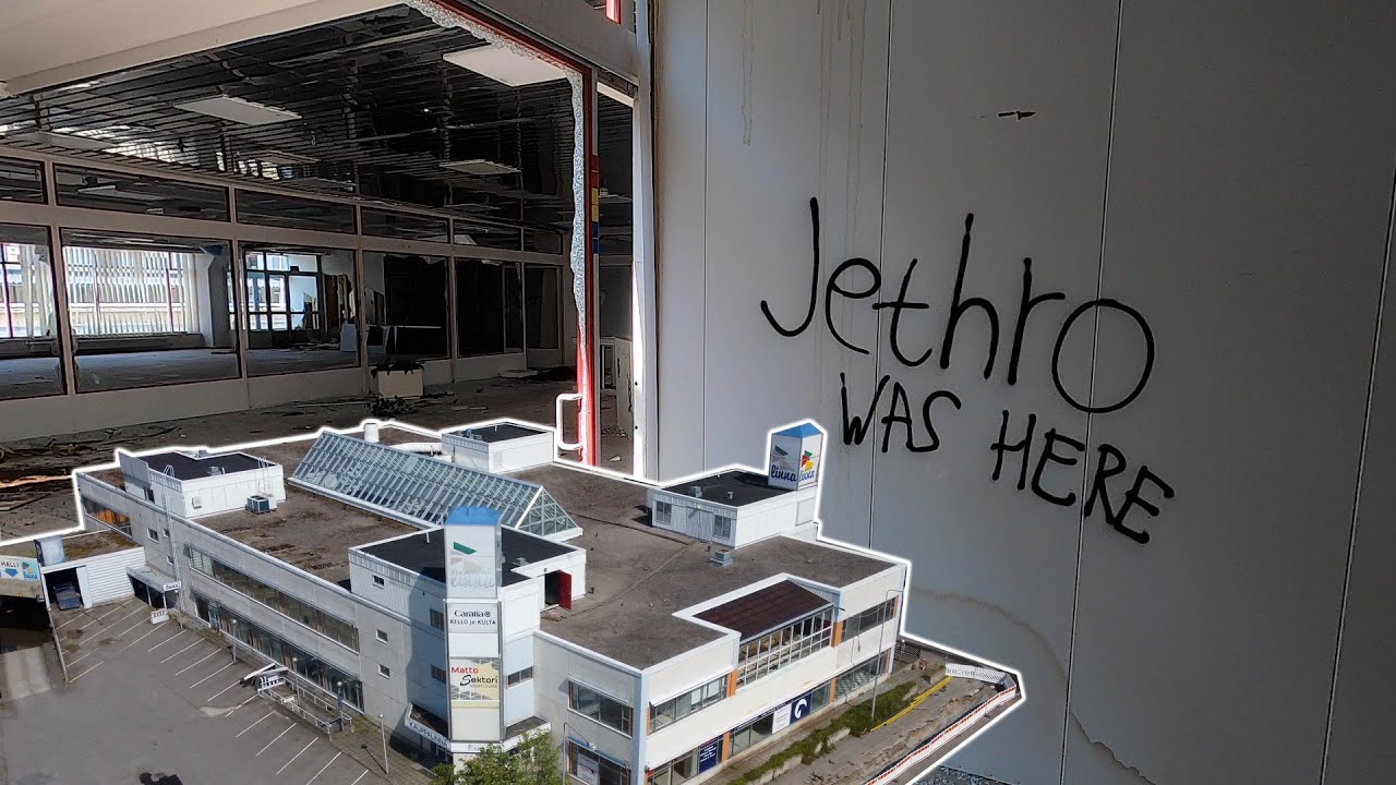 Kävelykierros Jethro Rostedtin hylkäämässä kauppakeskuksessa