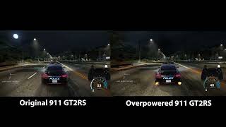 Overpowered Porsche 911 GT2 RS Drift/Braketest 😱 Vergleich/Comparison - NFS Hot Pursuit Remastered