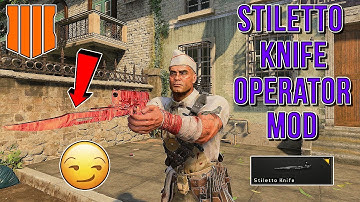 THE PISTOL KNIFE IS TOO MUCH FUN 😏 (BO4 STILETTO KNIFE OPERATOR MOD STRIFE)