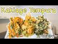 How to make KAKIAGE (mixed vegetable/seafood Tempura) 〜かき揚げ〜 | easy Japanese home cooking recipe