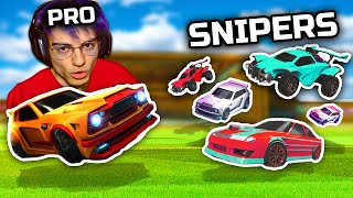 Me enfrento a los SNIPERS de mi directo ¿Los GANARÉ? | ROCKET LEAGUE