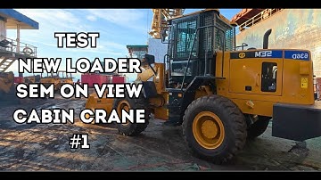Coal loading and unloading !!! TEST NEW LOADER part 1 #crane #buldozer  #shipcrane