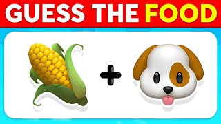 Guess the FOOD by Emoji? 🍔 Food And Drink By Emoji Quiz