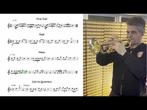 13 Bugle Calls for the US Army | Walter White Trumpet