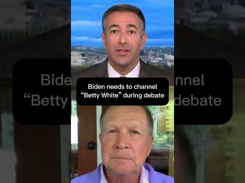 Biden needs to channel 'Betty White' during debate