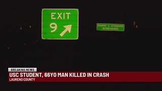 Missing man, USC student identified as I-385 wrong-way crash victims