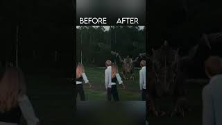 Unreal Before And After Vfx Harry Potter Effect