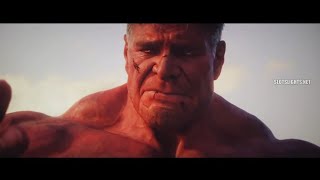 Red Hulk calms down to become ThunderBolt Ross Scene | Captain America Brave New World