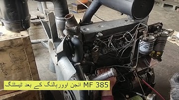 MF 385 Engine Running After Overhauling