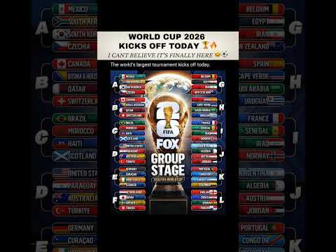World Cup 2026 Just Kicked Off 🔥🌍