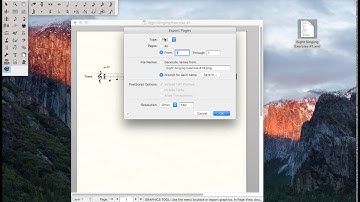 How to export xml and png files in Finale2014