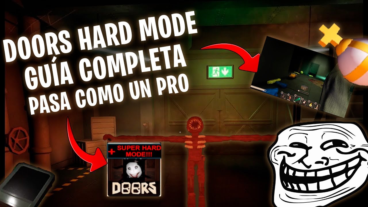 DOORS HARD MODE GUÍA COMPLETA COMO PASARLO COMO TODO UN PRO DOORS TIPS