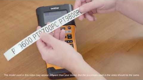 How to use the Database Feature on Brother Professional Industrial Labellers