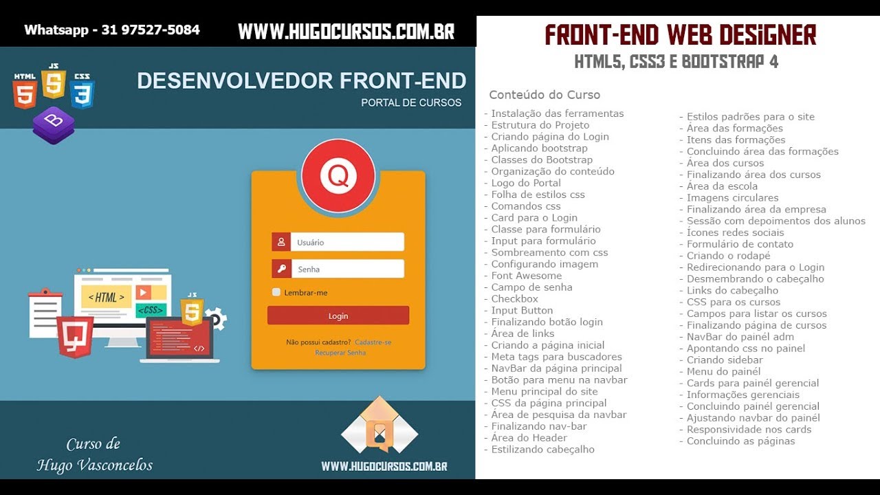 Front End WEB - Aula 03 - Estrutura do Projeto - YouTube