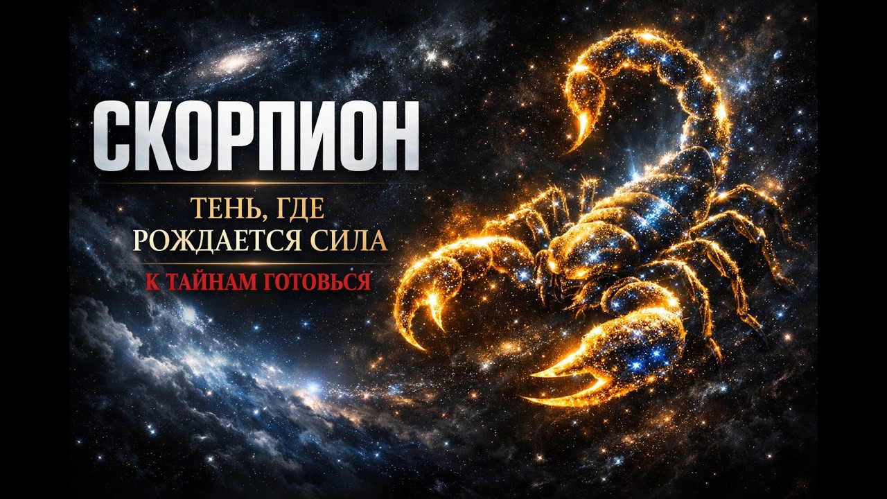 СКОРПИОН🦂: Тень, где рождается сила