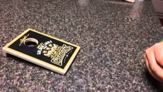 How to bounce a quarter for Coinhole in slow motion. coin hole screenshot 1