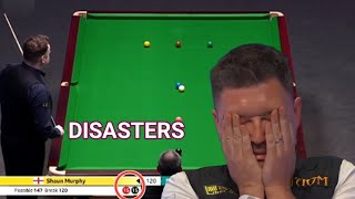 Big Disasters in Snooker History | Easy 147 Failed!!!