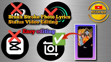 Brush Stroke Photo Lyrics Status Video Editing | #shorts #tipsandtricks #viralvideo #viral