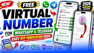 Still Getting OTP in 2026! FREE Virtual WhatsApp Number Secret Method
