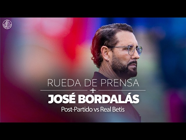 🎙️ Rueda de prensa de José Bordalás | Getafe CF 2-0 Real Betis