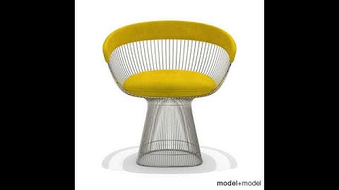 Knoll Platner armchair 3D model from CGTrader.com