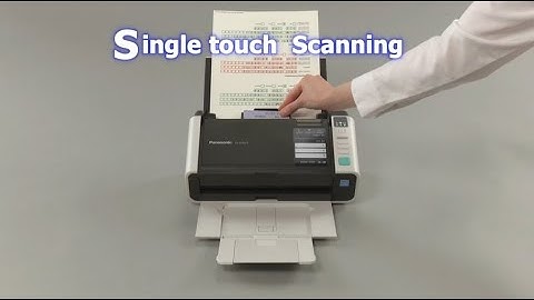 Panasonic Document Scanner KV-S1037X: "Single Touch Scan"
