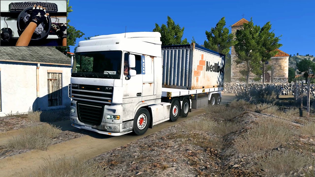 Dirty Daf105 and Dirty Nedlloyd Trailer | Ets2 | Map DLS