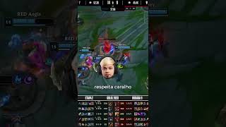 VC É VELHO E NÃO É PRA PULAR NO TEU PAI, TENDEU? #Shorts #leagueoflegends #cblol