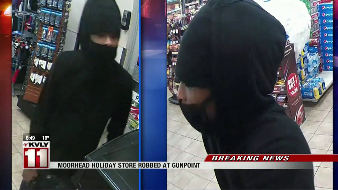 News Moorhead Police searching for armed suspect in gas station robbery ...