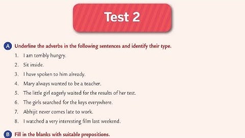 Test-02 | Part-02 | Class-07 | Collins English grammar and composition book