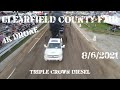 Clearfield county fair pulls night 2 triple crown diesel  862021  4k drone