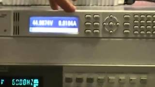 Microinverter Test Using Agilent SAS   Part 7 of 11 --  Power up