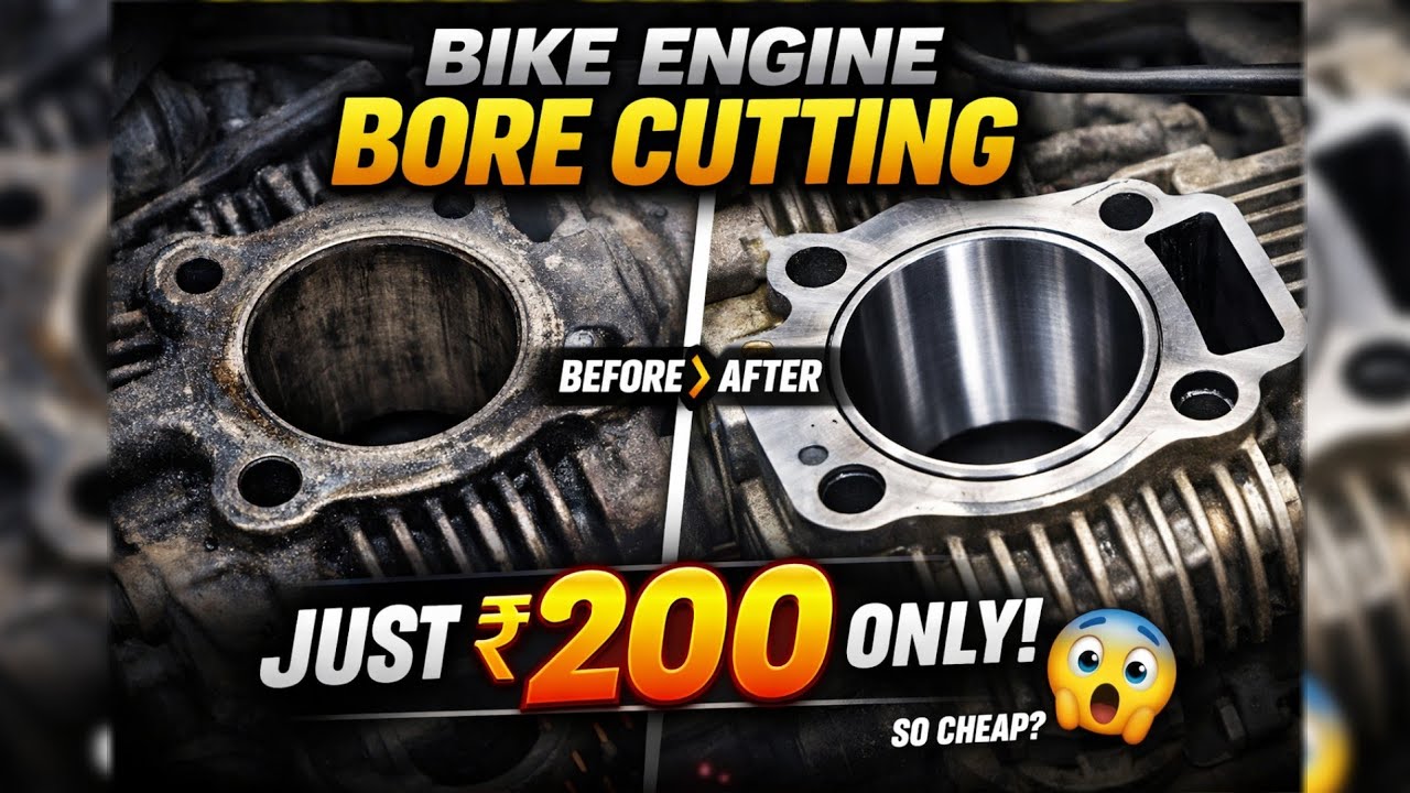 Engine Bore Cutting Process 🔧 | Bore Cutting Only ₹200 | Work how to ...