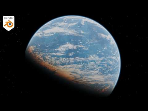 Improve Blender Render Times Using Physical Celestial Objects - Planets