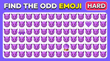 Find the ODD Emoji Out - Epic Edition 😍💩🔥 | 40 Levels - Emoji Challenge