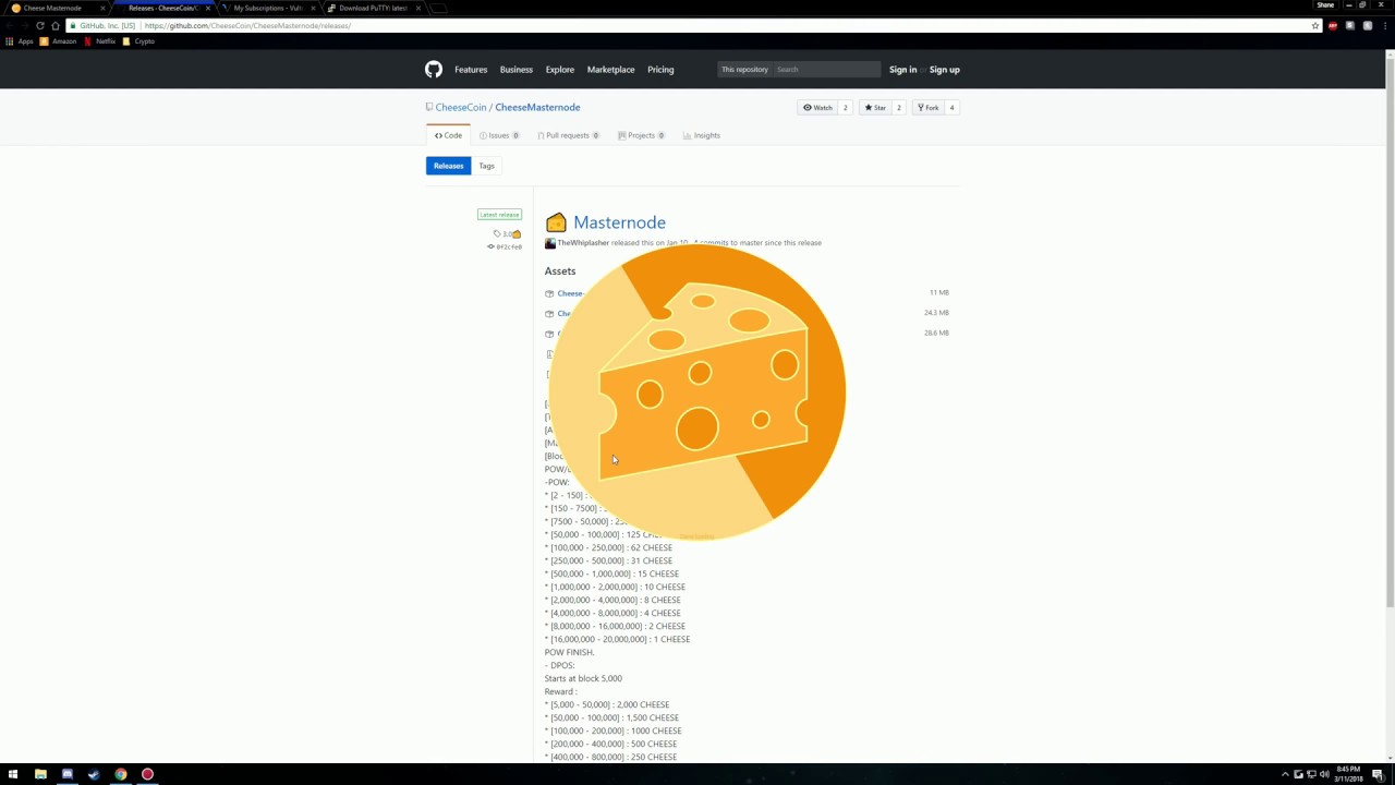 Official Cheese Coin Masternode VPS Tutorial - YouTube