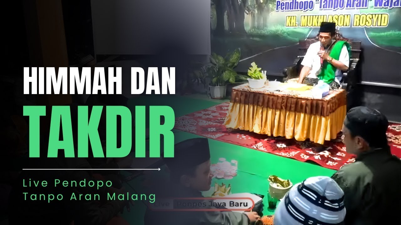 Live Pendopo Tanpo Aran Wajak ( Himmah Dan Qodar )