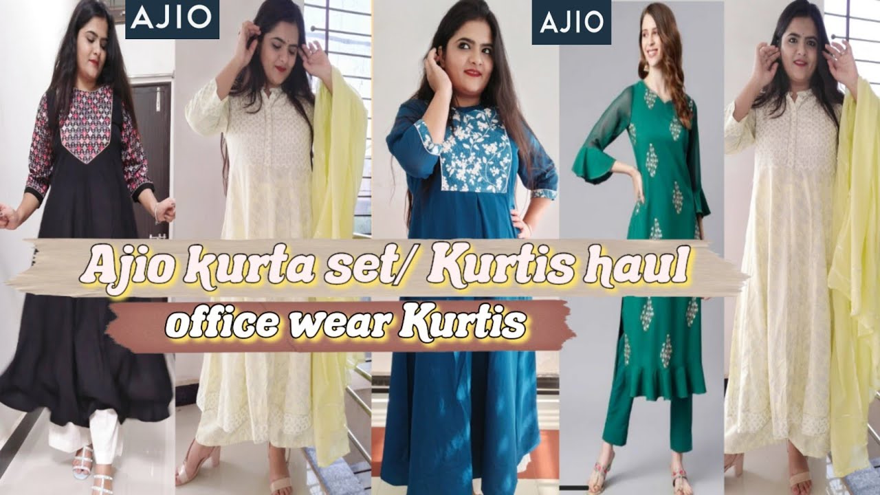 Buy Turquoise Blue Kurtas & Kurtis for Women by clorals Online | Ajio.com