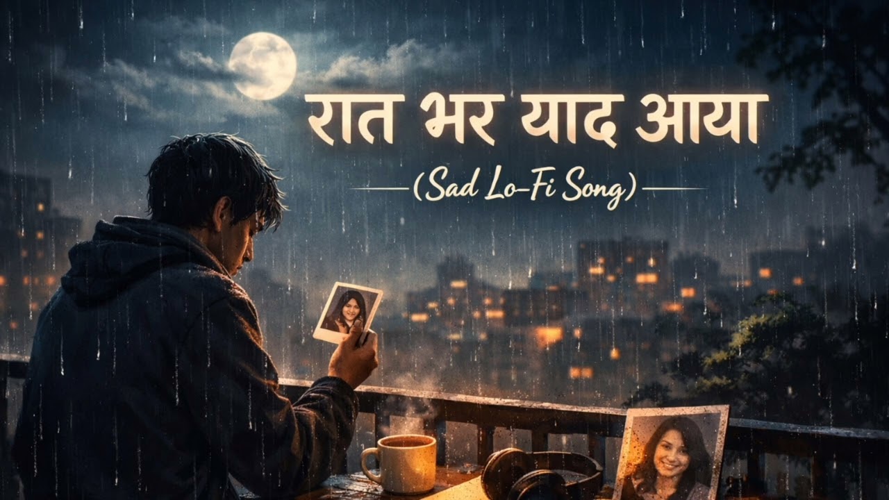 Raat Bhar Yaad Aaya 💔 | Sad Lofi Song 2026 | Heartbreak Hindi Song | Slow + Reverb