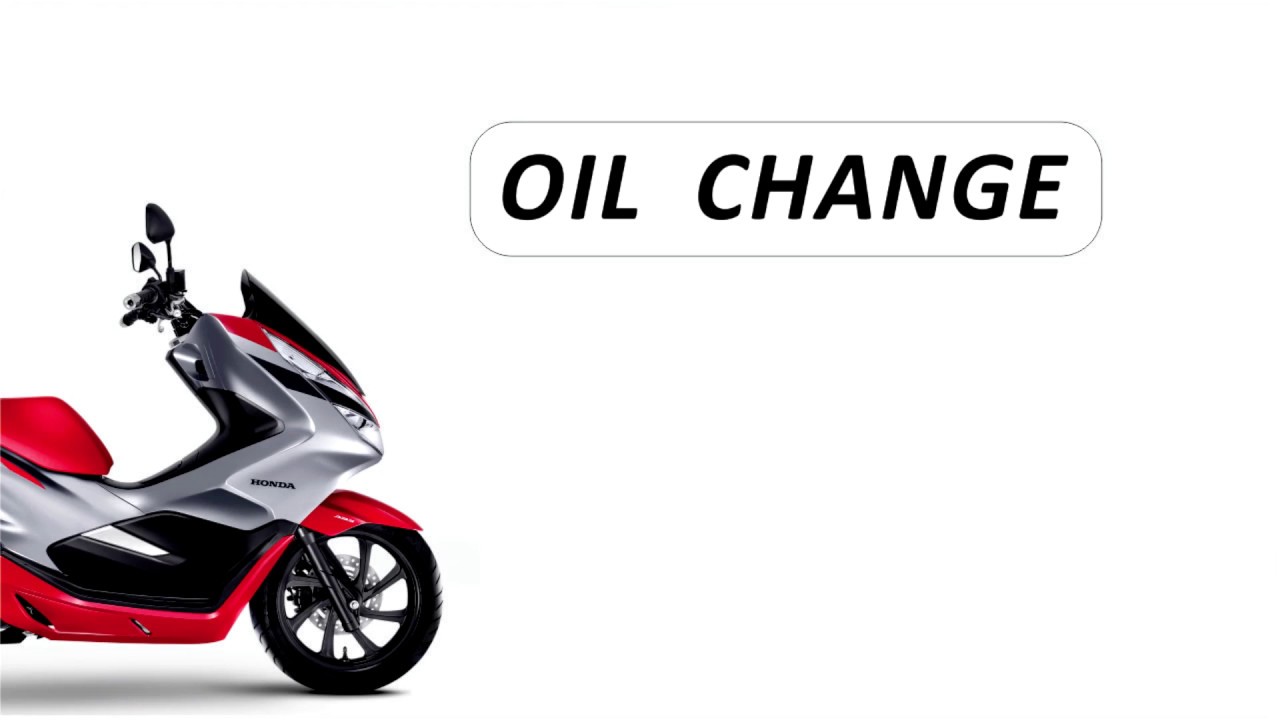 OIL CHANGE - Honda PCX 2019 - YouTube