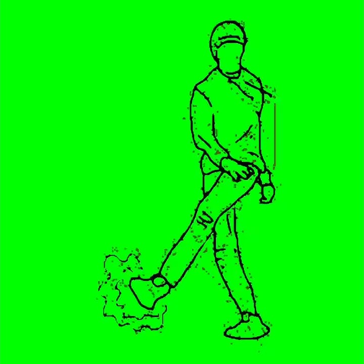 Mentahan Anime Dance Green Screen