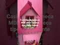 #shorts casa de boneca MDF para boneca tipo Polly .mostrando a frente