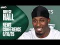 Breece Hall talks OTAs, Jets extending young core, excitement of Knicks championship