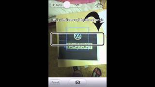 BP - iPhone Application for Number Plates Recognition screenshot 2
